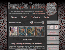 Tablet Screenshot of darksidetattoo.com